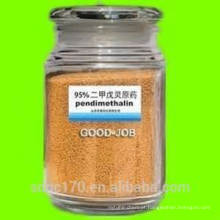 Herbicida selectivo Pendimetalina 95% tc, 33% ec, para milho CAS: 40487-42-1-lq
